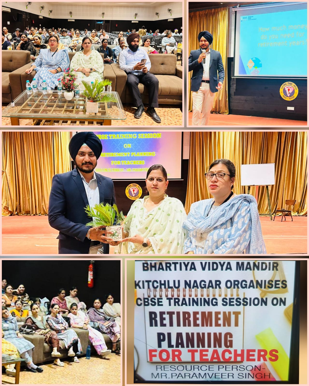 CBSE Organizes Capacity Building Program on Effective Retirement Planning at Bhartiya Vidya Mandir